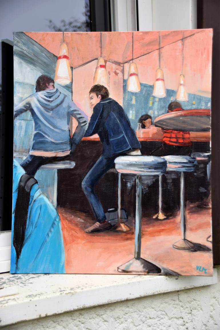 Original Documentary Food & Drink Painting by Valérie Le Meur