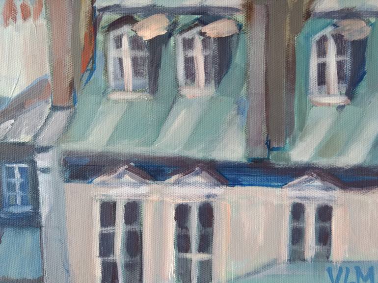 Original Architecture Painting by Valérie LE MEUR