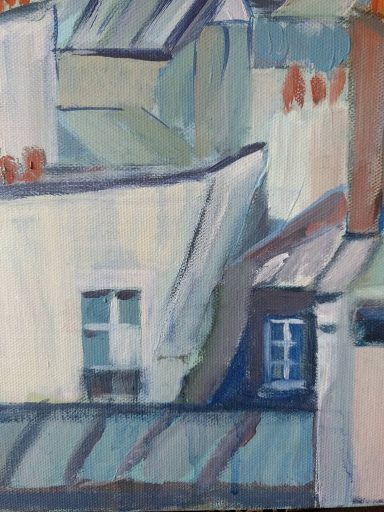 Original Fine Art Architecture Painting by Valérie LE MEUR