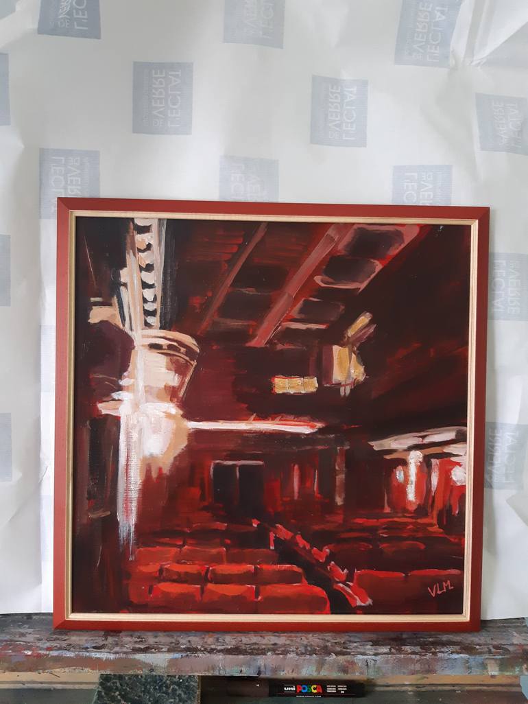 Original Art Deco Performing Arts Painting by Valérie LE MEUR