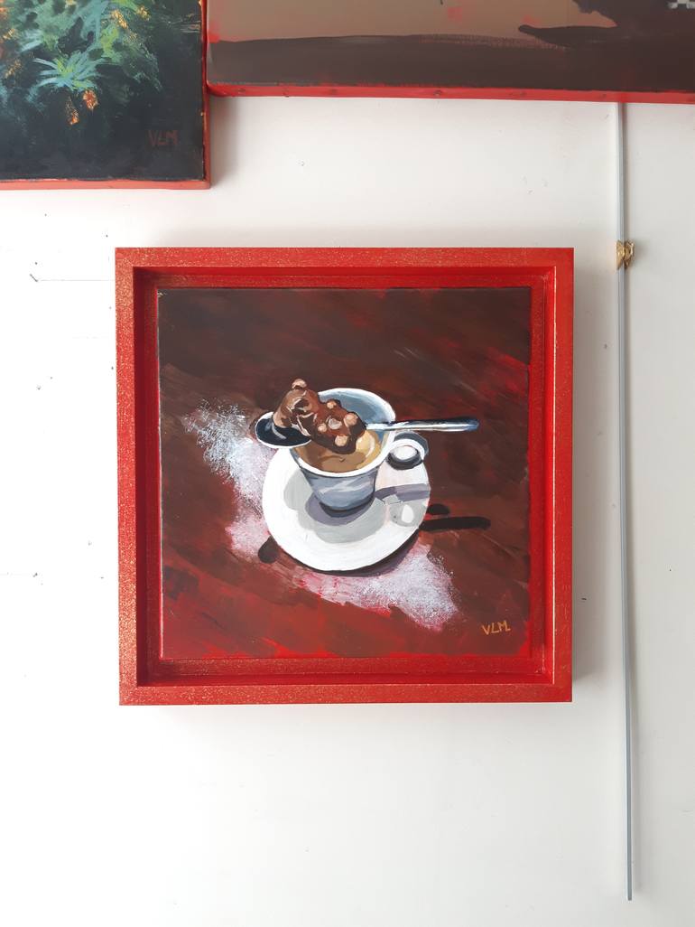 Original Food & Drink Painting by Valérie LE MEUR