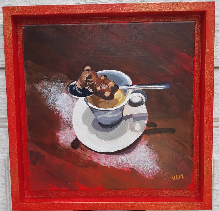 Original Food & Drink Painting by Valérie LE MEUR