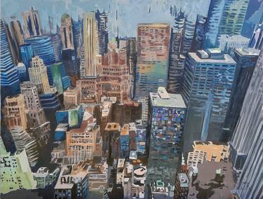 Original Cities Paintings by Valérie LE MEUR