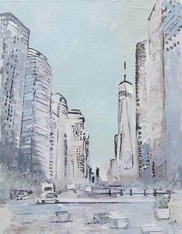 Print of Cities Paintings by Valérie LE MEUR