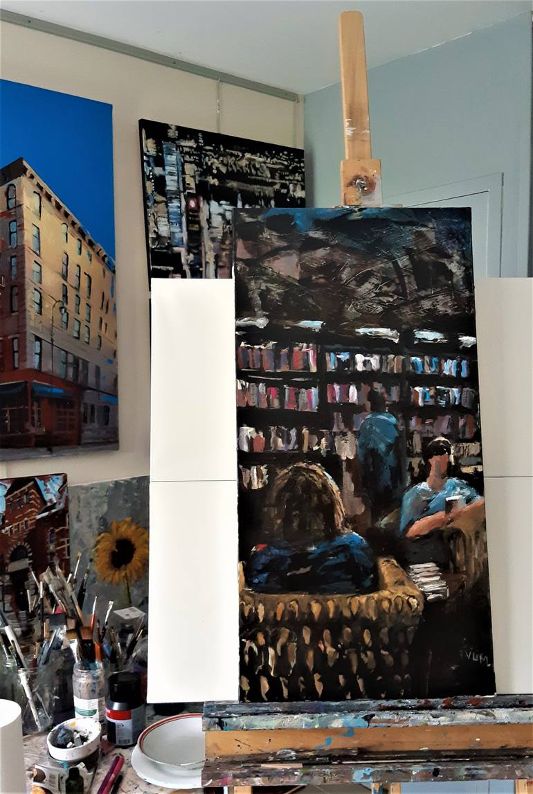 Original Documentary Culture Painting by Valérie Le Meur