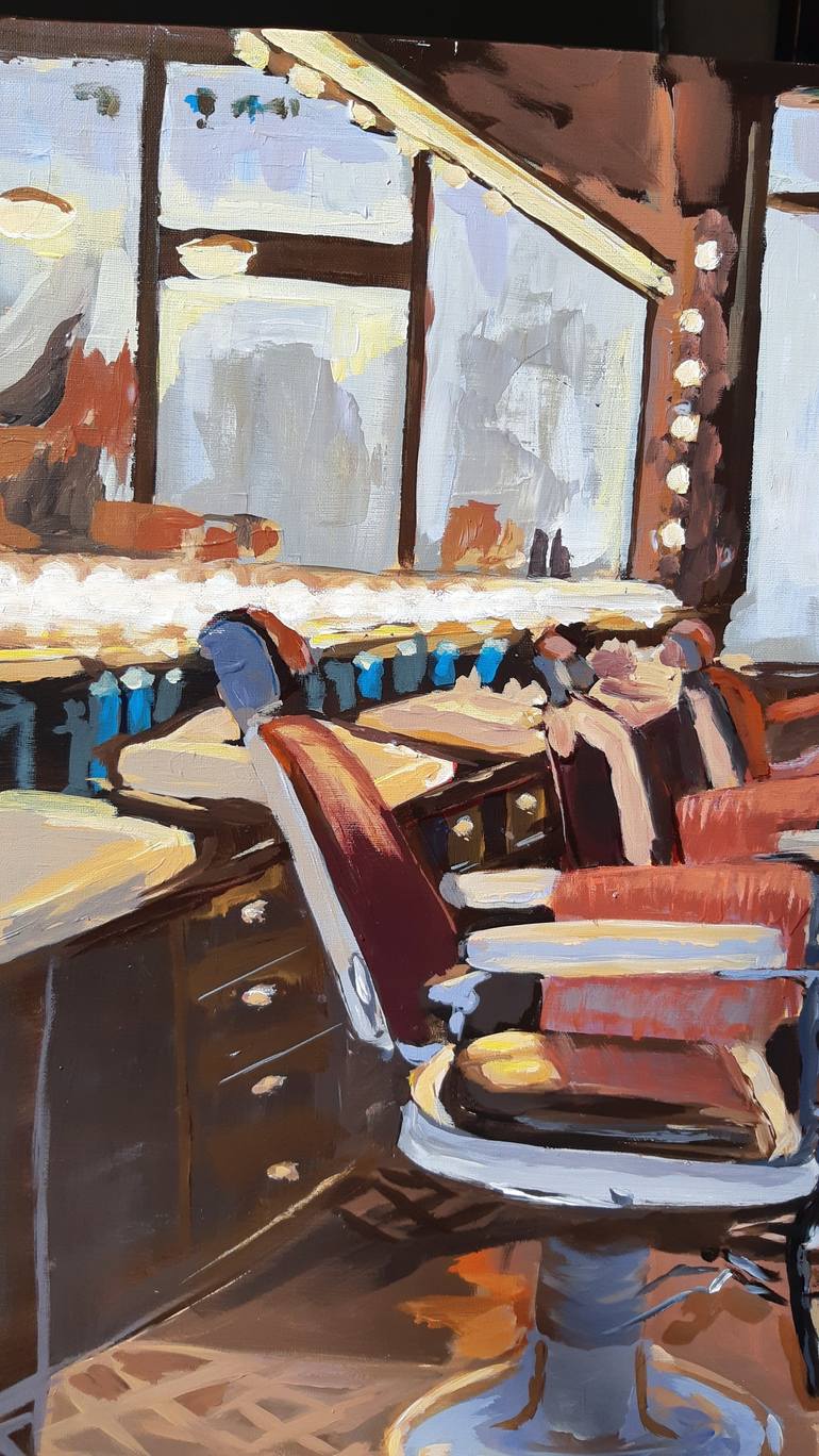Original Art Deco Men Painting by Valérie Le Meur