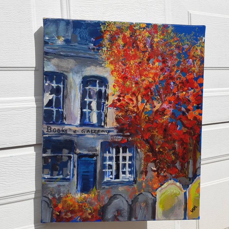 Original Documentary Cities Painting by Valérie Le Meur