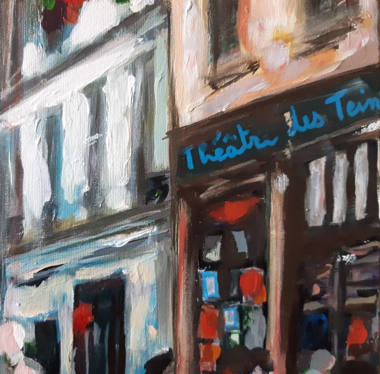 Original Figurative Cities Painting by Valérie LE MEUR