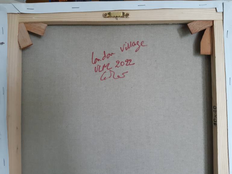 Original Expressionism Architecture Painting by Valérie Le Meur