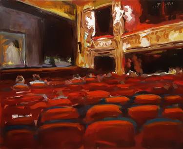 Original Impressionism Performing Arts Paintings by Valérie LE MEUR