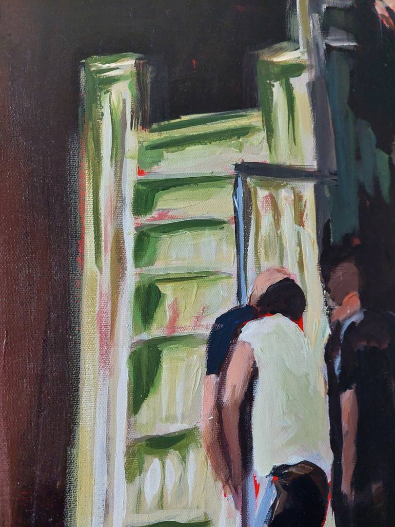 Original Documentary Performing Arts Painting by Valérie Le Meur