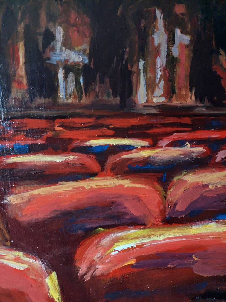 Original Documentary Performing Arts Painting by Valérie Le Meur