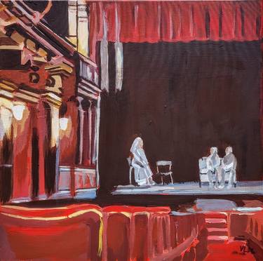 Original Fine Art Performing Arts Paintings by Valérie LE MEUR