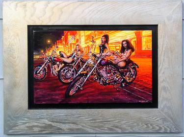 Original Motorcycle Paintings by Jeff Cornish