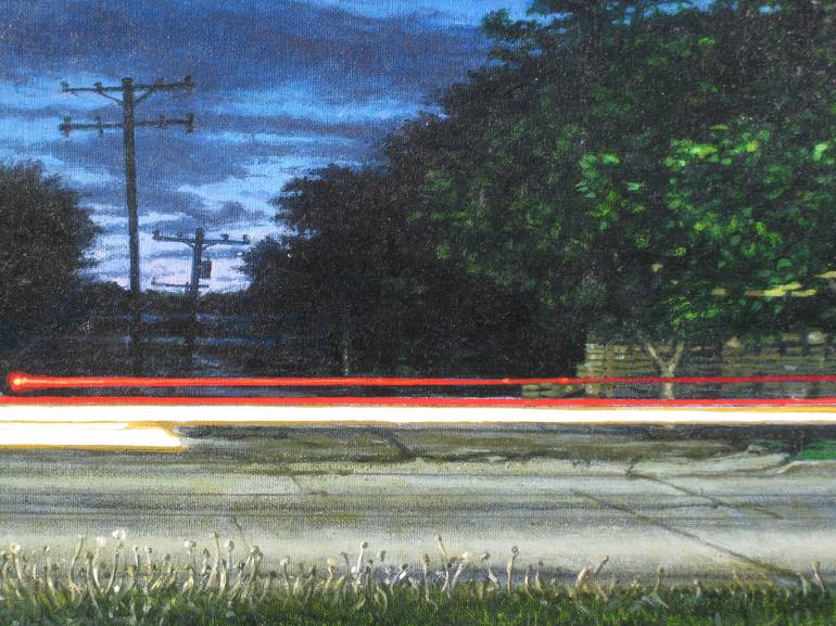 Original Surrealism Landscape Painting by Jeff Cornish