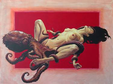 Original Figurative Erotic Paintings by Jeff Cornish