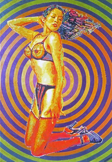 Original Pop Art Erotic Paintings by Jeff Cornish
