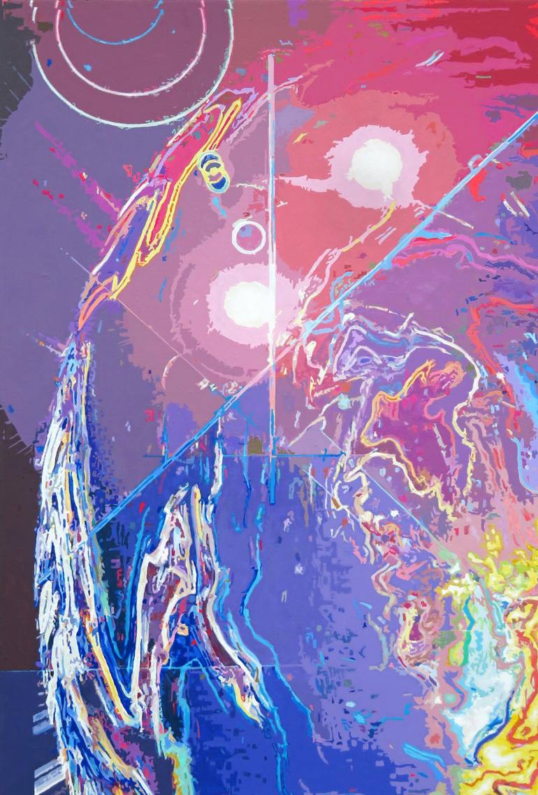 Original Modernism Abstract Painting by Jeff Cornish