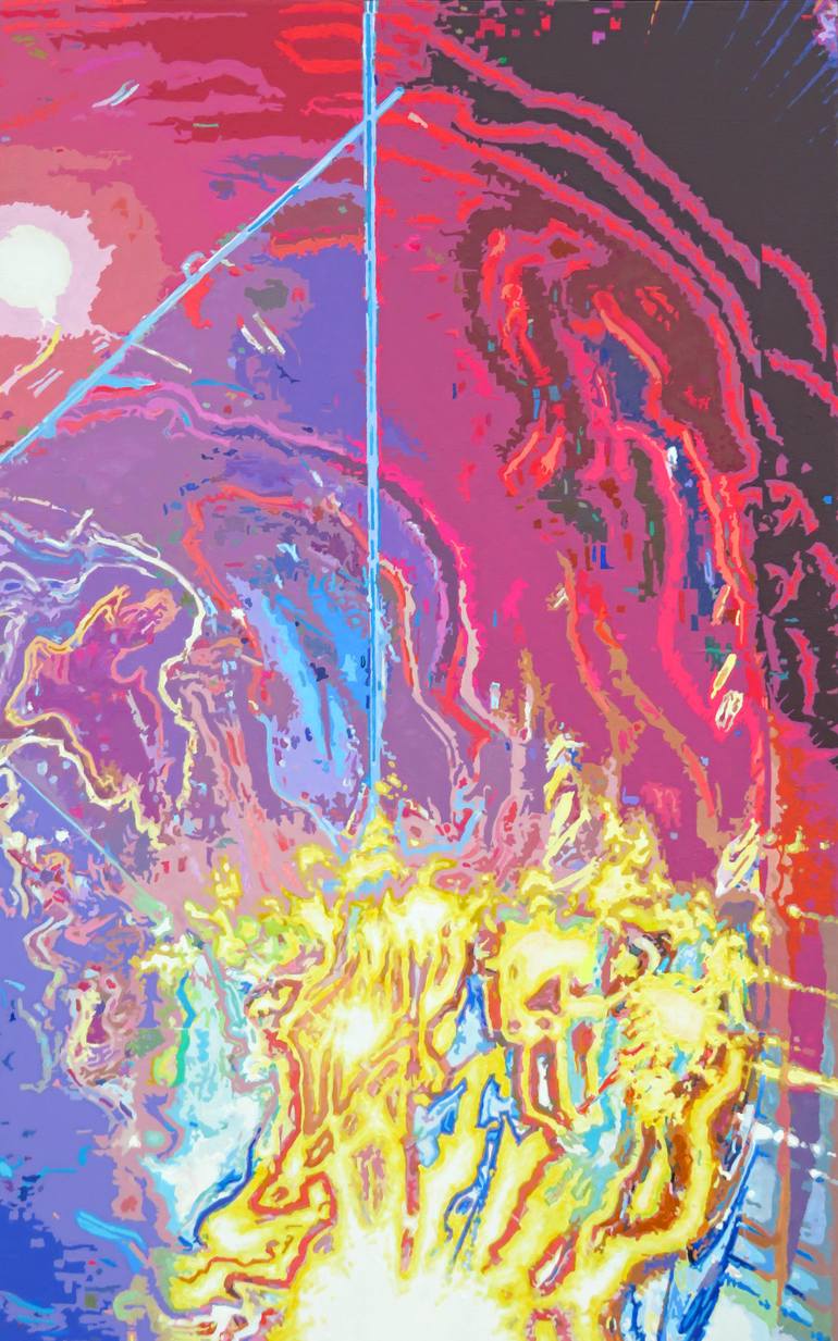 Original Modernism Abstract Painting by Jeff Cornish