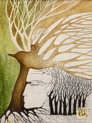 Print of Tree Paintings by Irina Baleva-Stf
