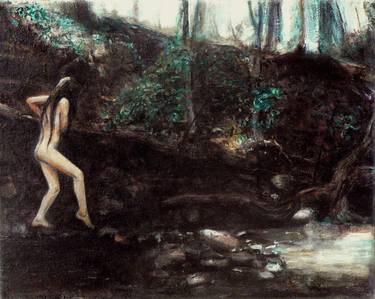 Print of Realism Nude Paintings by ALEJANDRO ARANDA RICKERT