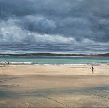 Print of Fine Art Beach Paintings by Jane Rafter