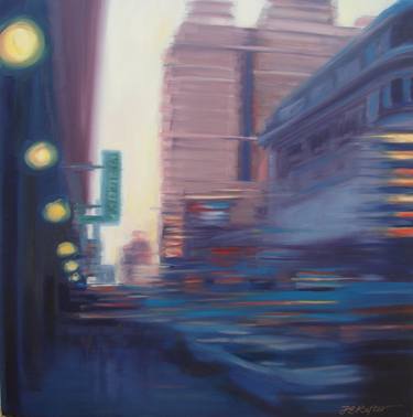 Original Expressionism Cities Paintings by Jane Rafter