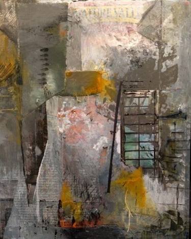 Original Abstract Architecture Collage by january garabedian