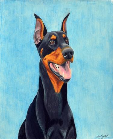 Print of Photorealism Dogs Drawings by Amy Husted