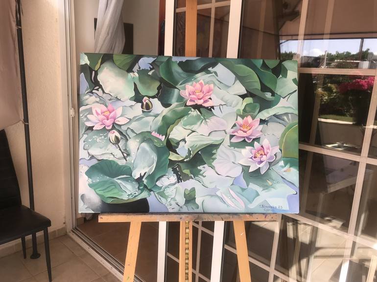 Original Fine Art Floral Painting by Tatyana Binovska