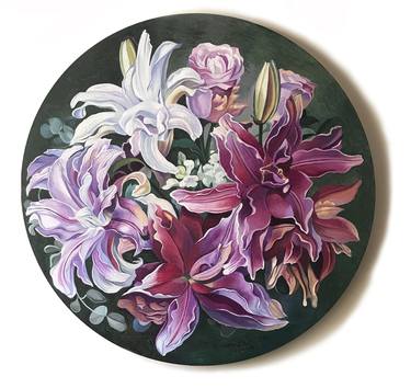 Print of Fine Art Floral Paintings by Tatyana Binovska