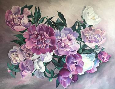 Original Expressionism Floral Paintings by Tatyana Binovska