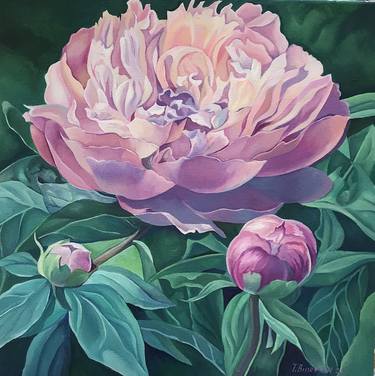 Original Expressionism Botanic Paintings by Tatyana Binovska