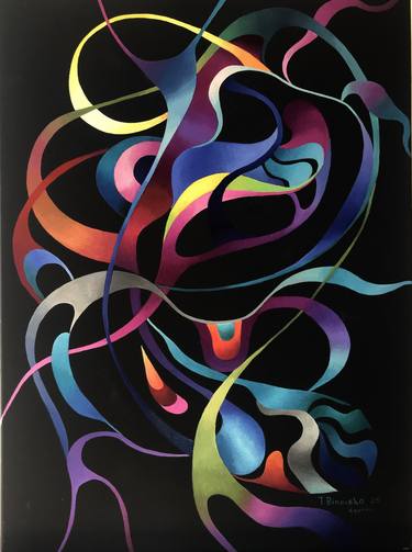 Original Abstract Painting by Tatyana Binovska