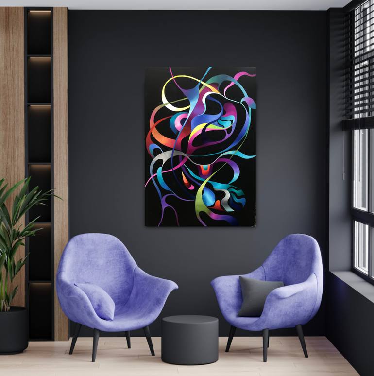 Original Abstract Painting by Tatyana Binovska