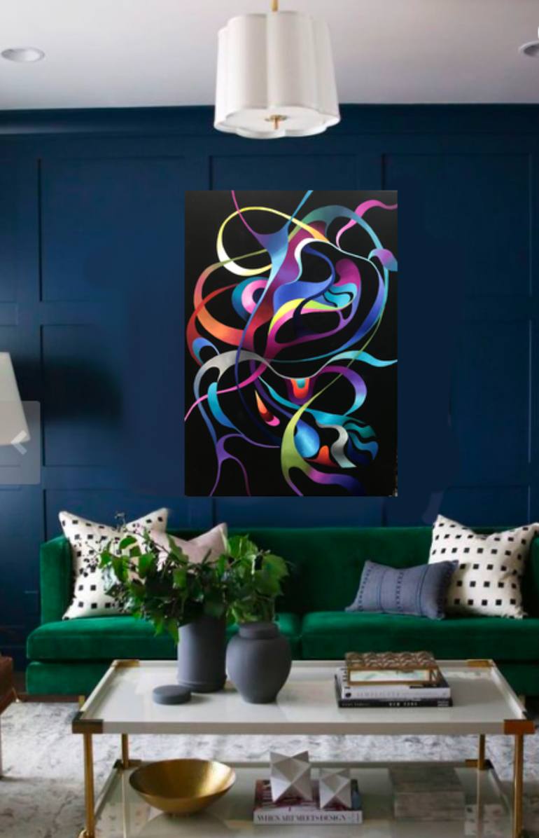 Original Abstract Painting by Tatyana Binovska