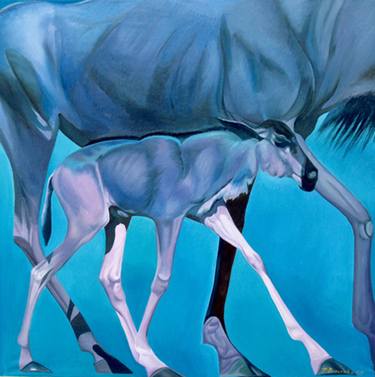 Original Pop Art Animal Paintings by Tatyana Binovska