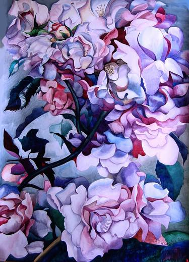 Print of Fine Art Botanic Paintings by Tatyana Binovska