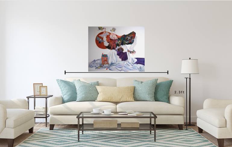 Original Figurative Fantasy Painting by Tatyana Binovska