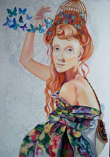 Print of Portrait Paintings by Tatyana Binovska