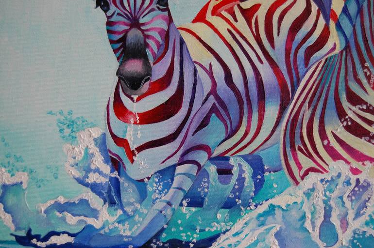 Original Fine Art Animal Painting by Tatyana Binovska