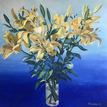 Original Fine Art Floral Paintings by Tatyana Binovska