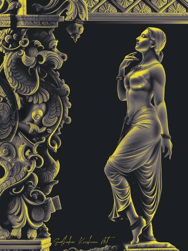 Print of Fine Art Classical mythology Digital by Sudhakar Krishnan