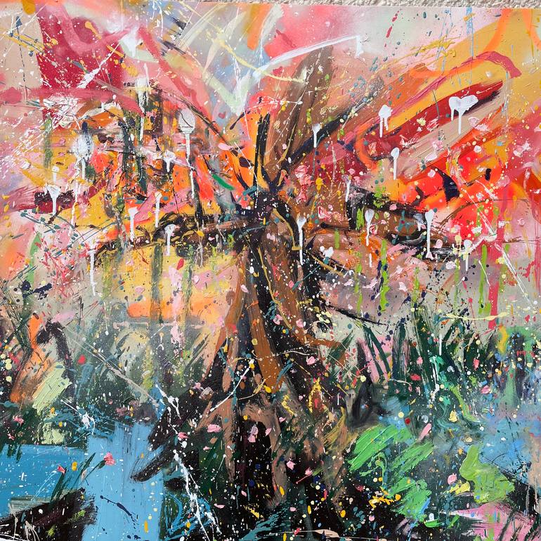 Original Modernism Abstract Painting by Lewis Durrant