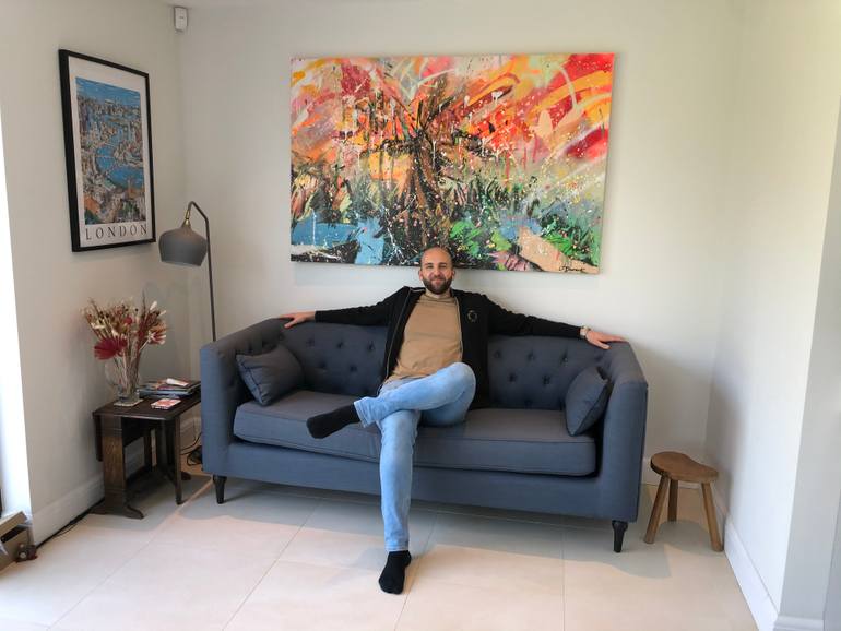 Original Modernism Abstract Painting by Lewis Durrant