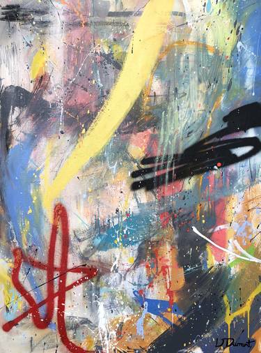 Original Abstract Expressionism Abstract Paintings by Lewis Durrant