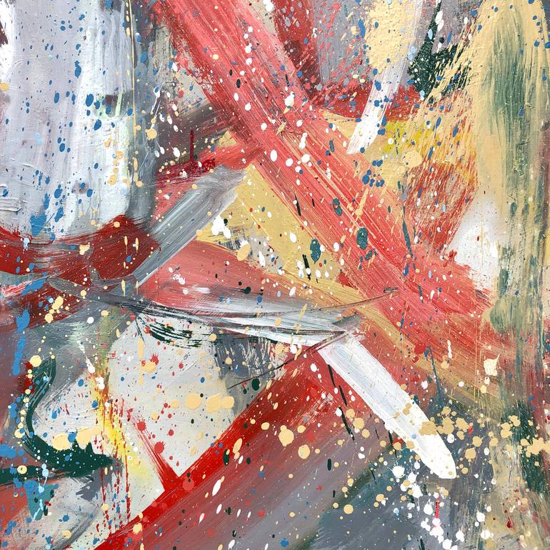 Original Abstract Expressionism Abstract Painting by Lewis Durrant