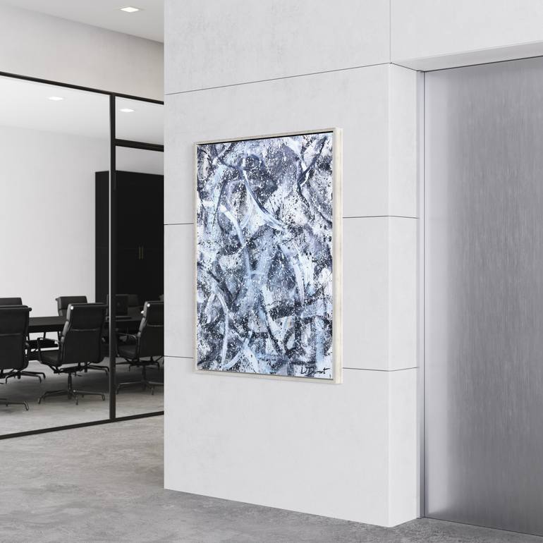 Original Abstract Expressionism Abstract Painting by Lewis Durrant