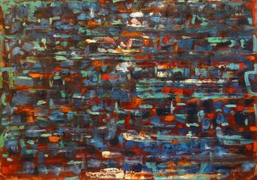 Original Abstract Expressionism Abstract Paintings by Agustina Mazzocco