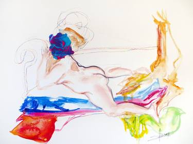 Print of Body Paintings by Sara Viloria